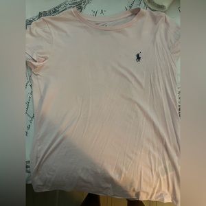 Polo light pink shirt $15